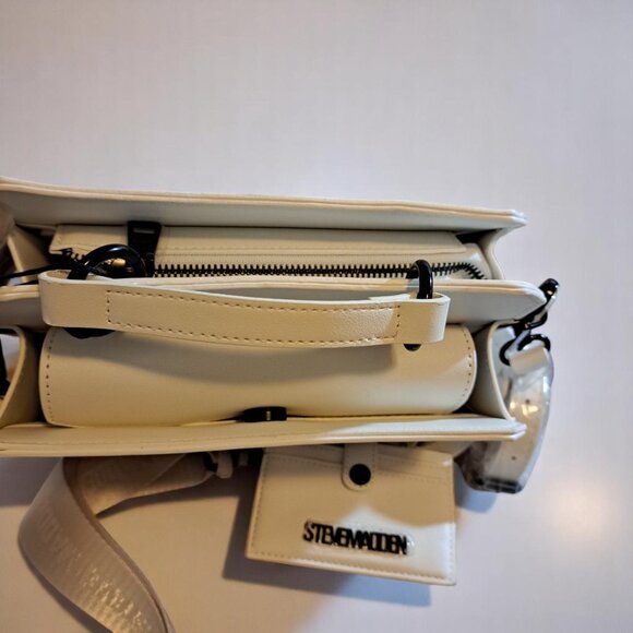 Steve Madden Bevelyn Floral White/Multi Satchel DT625665 NWT - Picture 8 of 11